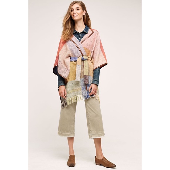 Anthropologie Colorpane Poncho - Picture 1 of 3